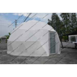 China Half Sphere Geodesic Dome Tenttent Double Coated Pvc Roof Cover For Exhibition wholesale