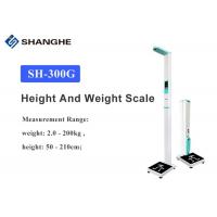 China Voice Broadcast Digital Height And Weight Machine , Stable Body Fat Index Machine on sale