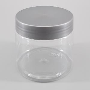 China Transparent Food Capsule Snack Storage 5.3oz Screw Top Plastic Jars supplier