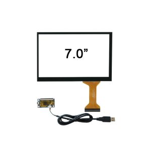 China Écran tactile PCAP de 7 pouces avec contrôleur USB ILITEK ILI2511 pour affichage 800x480 Pixels supplier
