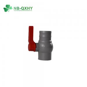 China Straight Through Type PVC Ball Valve for Farm Agricultural Irrigation ASTM Standard supplier