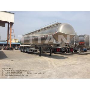 China 40m3 aluminium alloy flour tanker  trailer  for sale | Titan Vehicle supplier