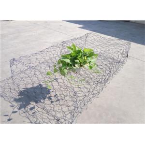 China Water Soil Protection Garden Wall Wire Baskets , Metal Cage Filled With Stones supplier
