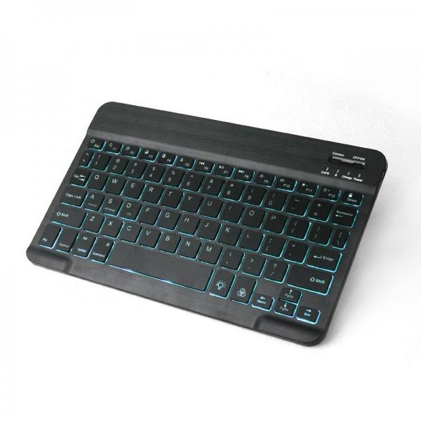 Universal Slim Rechargeable Portable Bluetooth Keyboard With Backlight