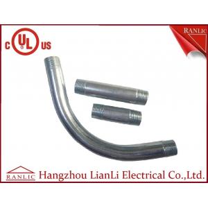 China 3/4 90 Degree Elbow IMC Conduit Fittings Electro Galvanized Both End Threaded supplier