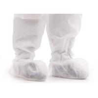 China Disposable Elastic Nonwoven Waterproof Shoe Covers 35g/m2 on sale