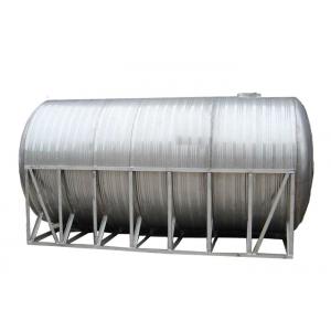 Horizontal Water Storage Tanks With Cylinder Shape Welding Assmebling