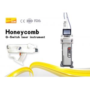 China Q Switched Professional Tattoo Removal Machine Stationary Style In White Color supplier