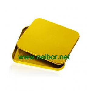 custom printing metal tin CD/DVD case with plastic tray inside