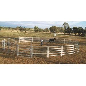 China 26 Panel Horse Yards Inc Gate, Round Yard, Cattle Fences, Corral 18m Diameter supplier