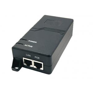 Single Port 10/100/1000M Gigabit POE Injector 60W By Cat5 5e 6