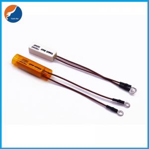 China Ceramic Thermal Cutoff Thermal Fuses F00240C 10A 250V 240C For Hair Straightener Curling Iron supplier