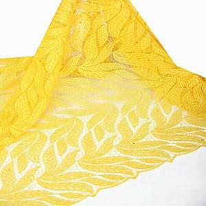 Hot selling embroidered guipure water soluble lace fabric