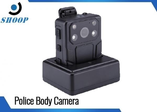 Wearable Police Body Cameras CMOS OV4689 Sensor With 360 Degree Rotatable Metal