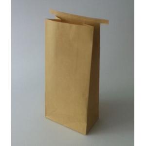 China Nature Kraft Paper Bag For Coffee / Tea / Snack Food Packaging Bag With Tin Tie supplier