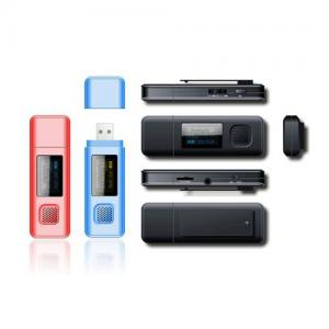 China Portable USB Mini Rechargeable Mp3 Player with Microsd Card Slot BT-P121 supplier