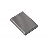 China Carbon Fibre Metal Leather Credit Card Wallet Holder Rectangle Souvenir Gift on sale
