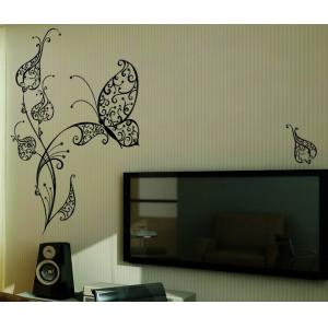 China Removable Personalised Wall Flower Stickers G019 / Wall Sticker Art supplier