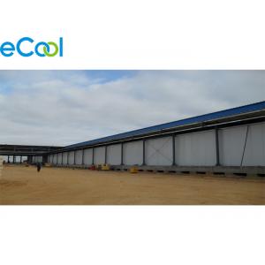 Freon R22 PU Panel Cold Room Warehouse , Logistics Center 1000 m³ Frozen Cold Storage