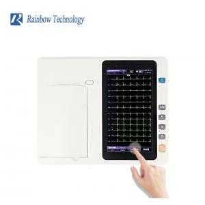 Digital Filters 6 Channels Cardiogram Medical Ecg Machine High Capacity SD Memory