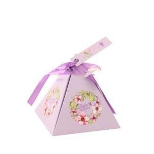 China Favor Mini Candy Kraft Paper Packaging with Colorful Silk Ribbon Wedding Party supplier
