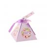 Favor Mini Candy Kraft Paper Packaging with Colorful Silk Ribbon Wedding Party