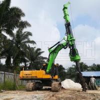 China CE ISO Hydraulic Excavator Mounted Drill Rig , 14t pile drilling rig on sale