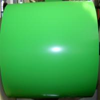 China Green Color Cold Rolled Plain Color Coated Coils For Construction on sale