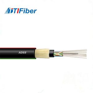 China ADSS Fiber Optical Cable Single Mode 16 Core Outdoor Telecommunication Usage supplier