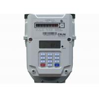 China Aluminum Body Prepaid Gas Meter STS Keypad Domestic LPG Silicone Button Pulse Output on sale