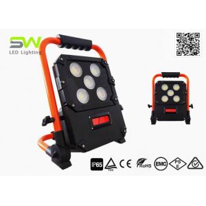 Hybrid AC And Lithium-Ion Powered 100w Cob Led Site Light Powerful 5000 Lumens