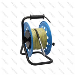 Borehole 14mm Probe Water Depth Meter Metallic Reel Carbon Steel Tape