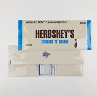 China Wholesale Custom Printed Back sealed Pouches Chocolate Energy Bar Cookies Snack Packaging on sale