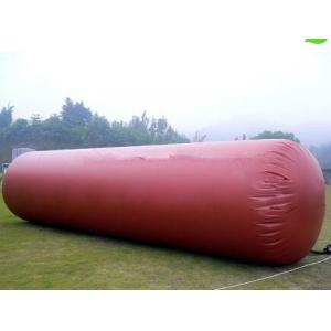 UV Protection Methane Gas Storage Tanks , PVC Coated Fabric For Biogas Plant Liquid Containment Fuel Bladder