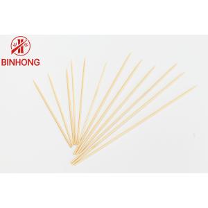 Heat Resistant Disposable Round Shape 30cm Bamboo Skewers