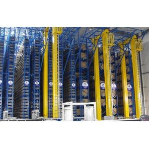 Max 3500kg Pallet Automatic Racking System AS-RS Stacker With Double Column