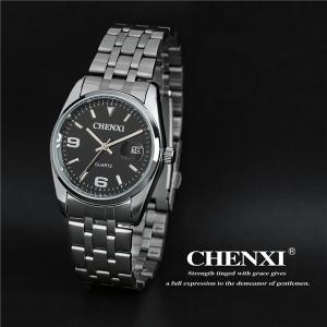 Stainless Steel Back Watch Japan Movt Geneva Watch Men Stainless Steel Quartz Goldis Watch