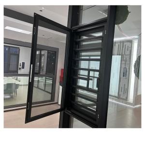 Horizontal Aluminum Doors And Windows With Tempered Clear Glass