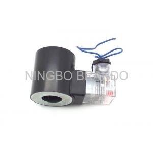 China 220V Black Pneumatic Solenoid Coil Normally Close Flying Lead Plastic Pulse Valve Solenoid Coil supplier