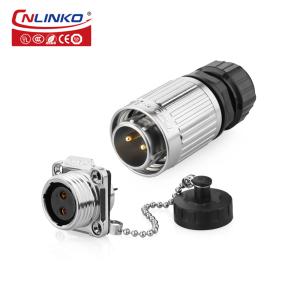 China IP68 Waterproof Plug and Socket With 2 Pin More Than 12 Volt Cable Connectors for Power wholesale