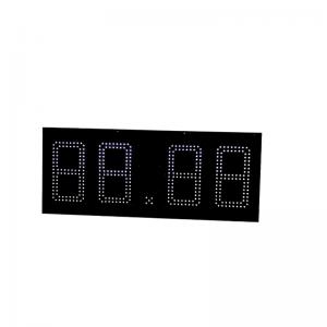 China 13 Inch RED LED Gas Price Changer 7 Segment Scoreboard Electronic Led Signs supplier