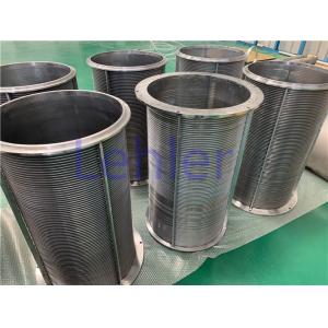 China Waste Water Treatment Wedge Wire Screens 200 Micron Slot 360 X 660mm supplier