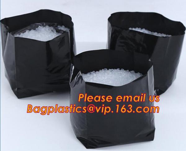 polyethylene black grow bags plastic plant pot seeding nursery bags,Effective UV