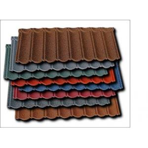 50 years Colored Stone Coated Metal Tiles Bond Tile Building Materials Steel Roof Luxury villas Antique architecture