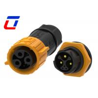 China 6 Pin 50A Waterproof Power Connector M25 IP67 Bulkhead Power Connector on sale