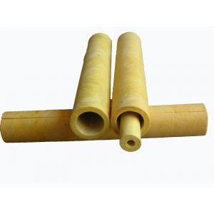 China High Temperature Glass Wool Pipe Insulation For Construction , Fire Retardant supplier
