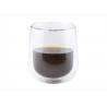 Insulated Double Layer Glass Coffee Cups , Double Wall Coffee Mug Heat