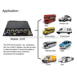 China High Definition 4G Mobile DVR With GPS , Automotive Dvr Recorder 4 Channel Industrial Level supplier