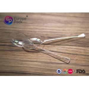 Returnable Miniature Plastic Tasting Spoons Ice Cream Spoons Plastic