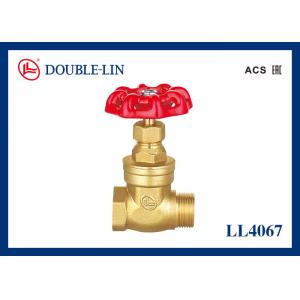 Cast Iron Handle 1/2 To 1 Inch Brass Gate Valve Female X Male